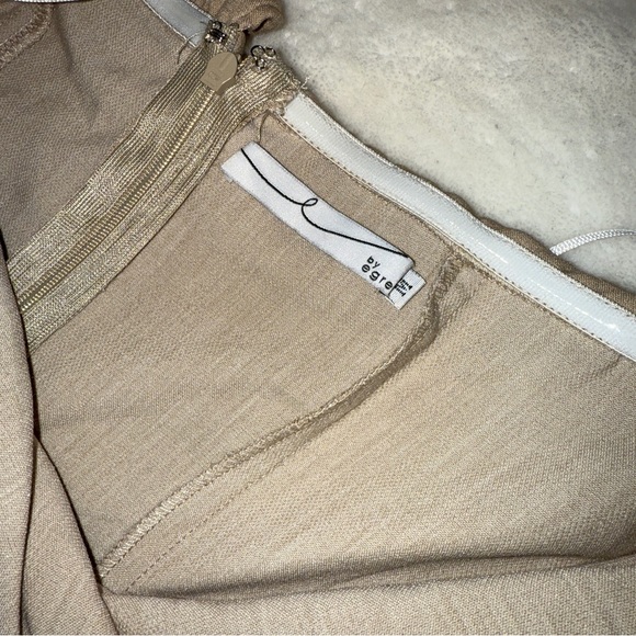 Strapless Elegant Beige Jumpsuit by Byegreis M - Picture 3 of 5